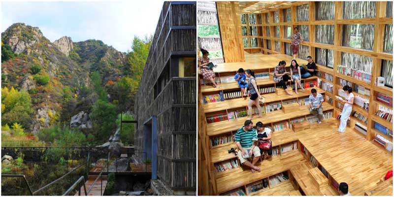 Biblioteca-Liyuan-Beijing-China - Forestal Maderero